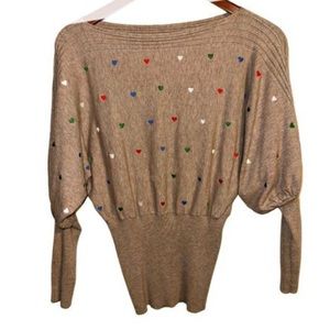 M&V Women’s Heart Sweater